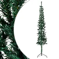 VidaXL Künstlicher Halb-Weihnachtsbaum mit Ständer Schlank Grün 150 cm