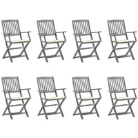 VidaXL Gartenstuhl klappbar 57 x 57 x 91 cm