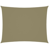 VidaXL Sonnensegel Oxford-Gewebe Rechteckig 3,5x4,5 m Beige