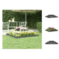 VidaXL Pflanzkübel 110 x 110 x 27 cm Grau