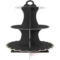 Intirilife Etagere aus Karton in Schwarz - Gr.: onesize