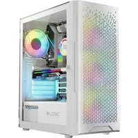 Logic ARAMIS ARGB MINIDI USB-3.0-Gehäuse Weiss (ATX), PC Gehäuse,
