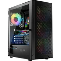 Logic ARAMIS ARGB MINIDI USB-3.0-Gehäuse schwarz (ATX), PC Gehäuse,