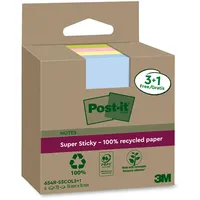 Post-it Super Sticky Recycling Notes, 76 x 76 mm