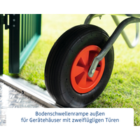 EcoStar Bodenschwellenrampe für 2-flg. Tür
