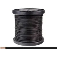 Donau Elektronik 218-11-100 Litze 2 x 0.14 mm2 Schwarz