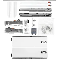 Vasalat BLUM Schubladenschienen TANDEM-Höhe 115 m. Reling 227mm 30kg