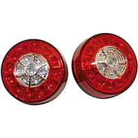 Shin Yo ATV, LED 3in1 Rückleuchte/Blinker - Schwarz Rot/Klar