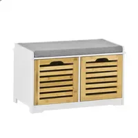 SoBuy Schuhbank 71 x 43 x 34 cm beige
