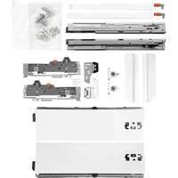 Vasalat BLUM Schubladenschienen TANDEM-Höhe 115 m. Reling 227mm 65kg,