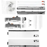 Vasalat BLUM Schubladenschienen TANDEM-Höhe 83 mit Reling 227mm 20kg,