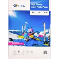 G&G Fotopapier 20 Blatt DIN A4 hochglänzend 230g