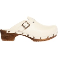 Sanita Comfortwear Clog "WOOD-KRISTEL OPEN" in Weiß | Gr.: