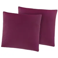 Hti-Living Kissenhüllen 2er Set 40 x 40 cm Mikrofaser