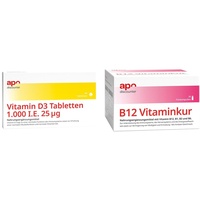 Apo-discounter.de Immunsystem Sparset - Vitamin B12 + Vitamin D3