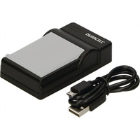 Duracell Ladegerät mit USB Kabel für Olympus Li-40B/Fuji NP-45