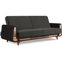 Konsimo Gustavo Sofa 3-Sitzer, mit Schlaffunktion, grau - Konsimo®