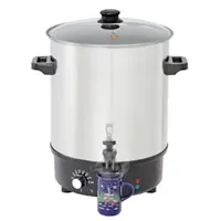 Neumärker Glühwein- und Heißwasserkessel 30 Liter Glühweinstand Einkochkessel Weihnachtsmarkt