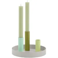 REMEMBER Kerzenleuchter Luna Mini Edelstahl Mehrfarbig
