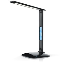 Brandson Schreibtischlampe, LED, Dimmbar, Farbwechsel, Temperatur-, Alarm- & Kalenderfunktion,