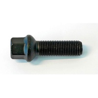 Hr H&R Radschraube Kugelbund R14 mm Schwarz