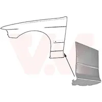 Van Wezel Kotflügel 0640155