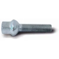 Hr H&R Radschraube M12x1,5 Kugelbund R12 mm Silber (1255202)