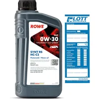 Rowe HIGHTEC SYNT RS SAE 0W-30 HC-C2 (20247) Teilsynthetiköl