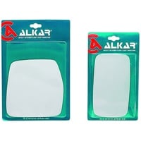 Alkar Spiegelglas, Glaseinheit aufklebbar Rechts für OPEL Corsa B