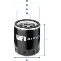 UFI Ölfilter 23.129.02 für Astra Mk III (F) OPEL