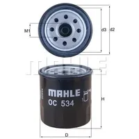 Mahle Ölfilter OC 534