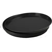 GVK ECO 5 Stück Pizzablech rund aus Blaublech Ø