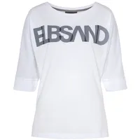 ELBSAND 3/4-Arm-Shirt Damen bright white Gr.L (40)