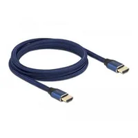 DeLock HDMI Anschlusskabel HDMI-A Stecker 2m Blau 85447 8K