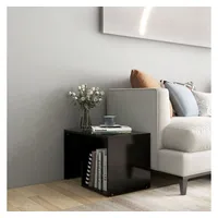 VidaXL Beistelltisch Schwarz 59x36x38 cm Holzwerkstoff