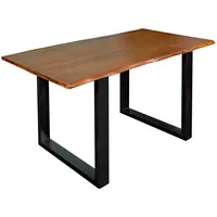 Sam Esstisch Baumkante massiv Akazie nussbaum 120 x 80