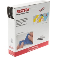 FASTECH® Fastech, Klettband, Box 25m Klettband 20mm, schwarz 20