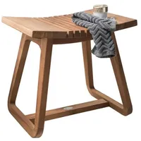 Destiny Badhocker SPA & Living geschwungene Riffeloptik 48x35x44 cm