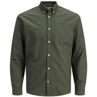 JACK & JONES Herren Jjeoxford Shirt L/S S21 Noos