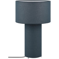 Trio Leuchten Tischleuchte BALE 505200112, Stoff Blau, exkl. 2x
