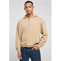 URBAN CLASSICS Boxy Reißverschlusspullover Unionbeige 3XL