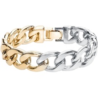 URBAN CLASSICS Heavy Two-Tone Bracelet Gold/Silver S/M