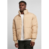 URBAN CLASSICS Short Big Steppjacke Union Beige 5XL