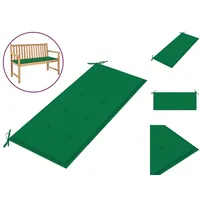VidaXL Gartenbank-Auflage Grün 120x50x4 cm Oxford-Gewebe