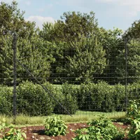 VidaXL Maschendrahtzaun Anthrazit 1,6x10 m Verzinkter Stahl