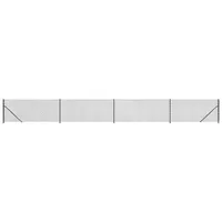 VidaXL Maschendrahtzaun mit Bodenflansch Anthrazit 1x10 m