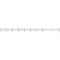 VidaXL Maschendrahtzaun Grün 0,8x25 m Verzinkter Stahl