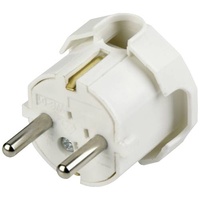 REV Ritter REV 0512040777 Schutzkontakt-Winkelstecker Kunststoff 250 V Weiß