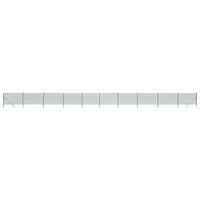 VidaXL Maschendrahtzaun Grün 1,6x25 m