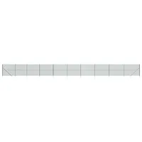 VidaXL Maschendrahtzaun mit Bodenhülsen Grün 1,6x25 m